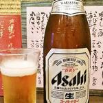 焼兵衛 - 瓶ビール中瓶４５０円（税別）