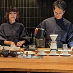 しろ - ご主人様が珈琲、奥さまが五穀茶を淹れて下さいました
