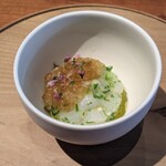 しろ - アオリイカ　オクラ　土佐酢