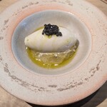 しろ - 岩牡蠣　檸檬　キャビア