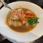 紅ズワイガニらぁ麺 まるはち屋 - 