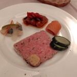 サラファン - 5500円コースの前菜プレート