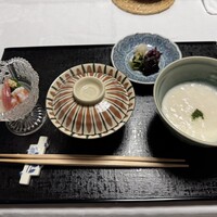 山ばな平八茶屋 - 名物、麦飯とろろ汁