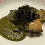 やす多” - 鮑の肝焼き