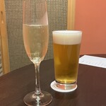 やす多” - スパークリングワイン・生ビール