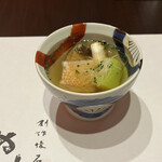 やす多” - 穴子と鯛の寄せ蒸し