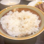 たんや善治郎 - 麦飯