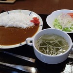 八波亭 本館 - カレーセットにしました