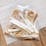 小麦工房ヒラソル - パンの耳。タダでもらえます