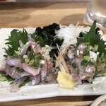 秋まる - アジのなめろう・アジのたたき