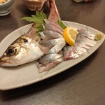 ささいずみ - アジの造り 1000円　（大きさで価格変動）