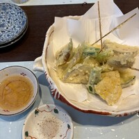 和diningひで - 野菜の天ぷら　サクサクで超美味しい‼️