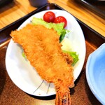 一心 - 最初、アジフライかと思っていたら、海老フライでした。