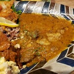 森林食堂 - （※写真3）本日のカレー（豚の角煮（ミニ）・天使のエビトッピング）