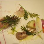 ラルテ沢藤 - 3種の前菜盛り合わせ