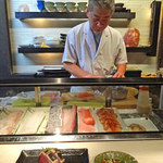 鮨でですけ - 金目鯛の炙りとカツオ