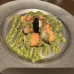 BRUGGE - サーモンの料理名が不明です　すいません