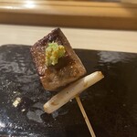 鮓 村瀬 - 大トロのねぎま串