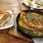 イタリアンバル 燦 - えびのアヒージョ