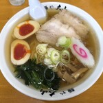 青竹手打ちラーメン 麺や 大山 - 味玉ラーメン