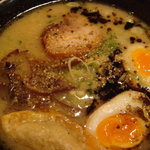 らー麺　なかの屋 - なかのらー麺（豚骨塩）800円です。