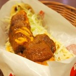 モスバーガー - ３４０えん『期間限定モスのナンスパイスチキンカレー 』2014.9