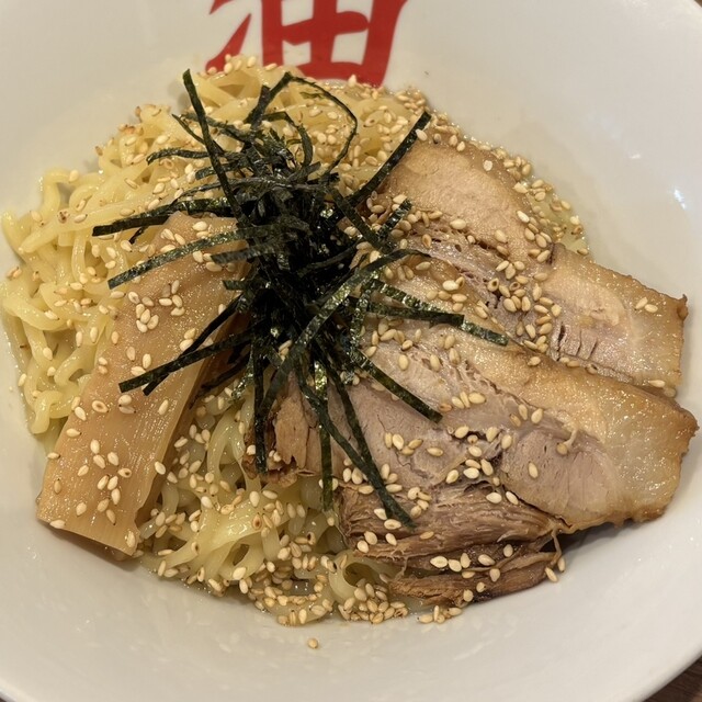 油そば 松風 三国ヶ丘店」 お初！油そば並＋TKGのCセットランチ