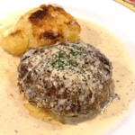 キャセロール - キャセロール特製ハンバーグステーキ・種マスタードソース（1210円）