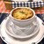 キャセロール - 料理写真:あっつあつのオニオングラタンスープ（550円）