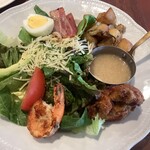 ロイヤルホスト 戸坂店 - 食いしんぼうのシェフサラダ　ブランチセット〜ジュレ&フラン仕立て、選べるスープ付〜　プラスドリンク付