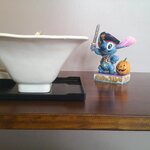 喜多方中華蕎麦 坐忘紅 - 山塩中華そば 麺大盛 ＆ ワンタン 4個 と 特製水餃子 5個 ＆ レンゲ小