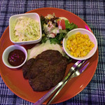 マンチーズ・ダイナー - BBQポークの空中写真 2014/07(11th)