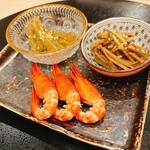 心一 - 北海シマエビ ふきとうどのきんぴら