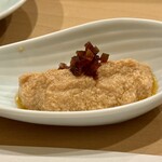 鮨 やすみつ - あん肝ペースト