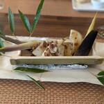 麦わら丘の朝市 - 筍のグリル 
                                 