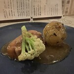 フォカッチャディレッコ500 - 琉球ポークのグリル　グリーンペッパー添え