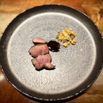 IL TEATRINO DA SALONE - 炭火焼きの三元豚｡