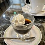 珈琲苑 - サービスで頂いたミニコーヒーゼリー