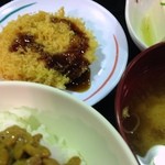 半田屋 市名坂店 - ハムカツ(初めてハムカツを食べたのが半田屋でした)