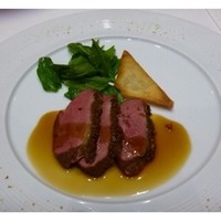 レストランひらまつ 博多 - 鴨胸肉のロティー　パンデピス風味・・感想聞くのを忘れましたm(__)m