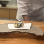 てんぷら 一心 - ホタテのいそべまき