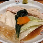 橙 - 鶏油をまとった野菜がおいしすぎる