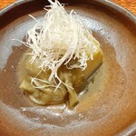 神楽坂 石かわ - 京都　賀茂茄子
      針生姜