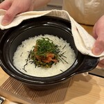 割烹 花穂 - お米は店主実家で育てた物。店主も田植え，稲刈りをすると事。