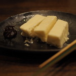 Resutoran Kappou Izumiya - 豆腐アイスクリーム　味噌を付けて頂きます