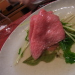 にくの匠 三芳 - 牛ロースしゃぶしゃぶ