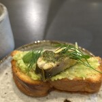 レストラン　ノリ　エ　ノジ - 子持ち鮎の一夜干しとブリオッシュ