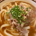 手打ちうどん 鶴丸 - 牛しゃぶカレーうどん