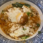 中華そば タンポポ - ♪  IN  Gandhara  Gandhara〜                                                         ♪  丁寧にのせた温玉〜