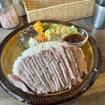 カフェ ジーエー - 牛ランプステーキ&ライス　¥1790